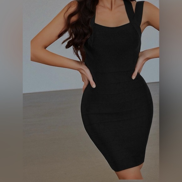 Guess Black Mini Dress - Picture 1 of 6